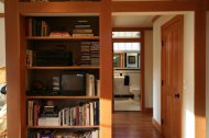 bookcase in home